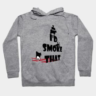 Retro Vintage Farm Animals I'd Smoke That Hoodie